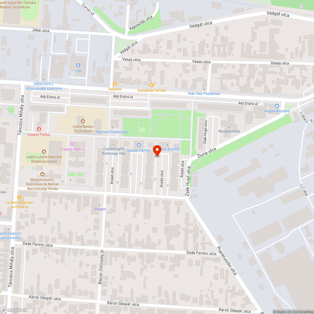 Elhagyott Partner bejelentés helye