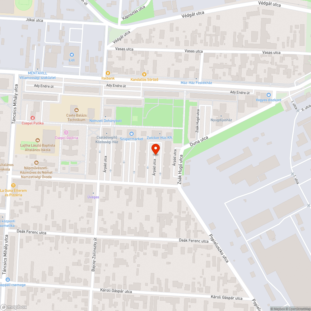 Elhagyott autók bejelentés helye