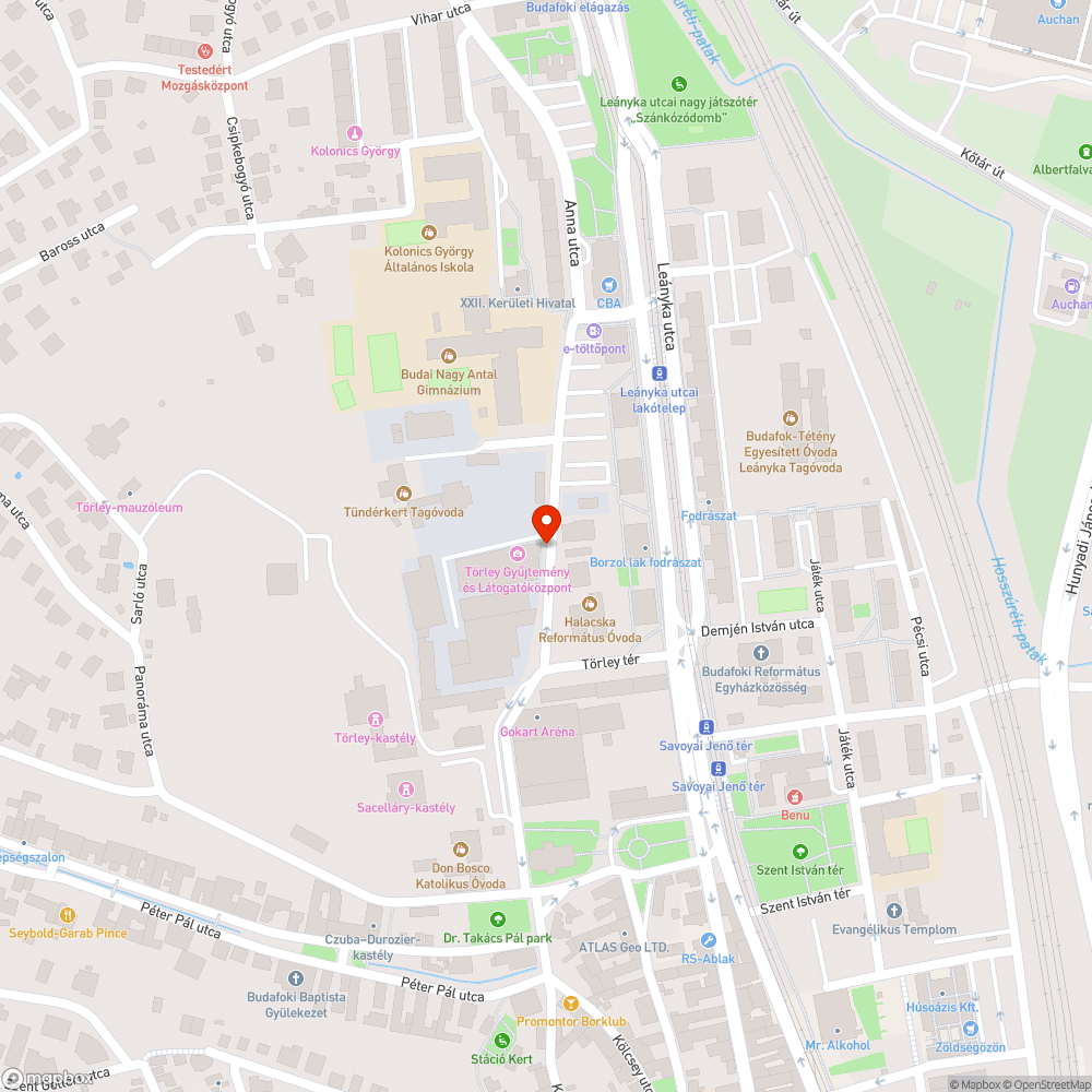 Anna utcai padkázás bejelentés helye