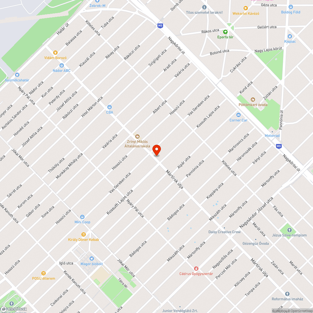 Kiálló fedlap bejelentés helye