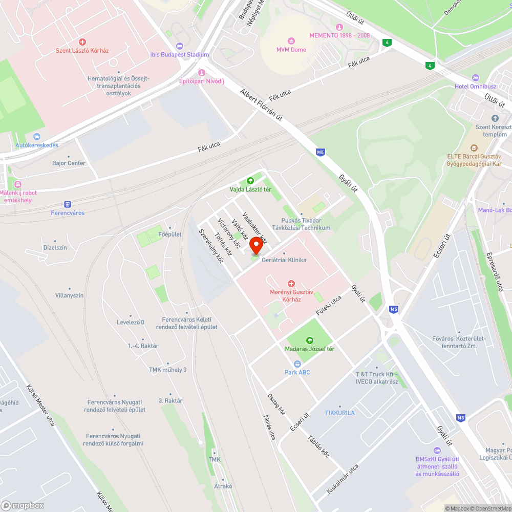 Lyukas fedél bejelentés helye