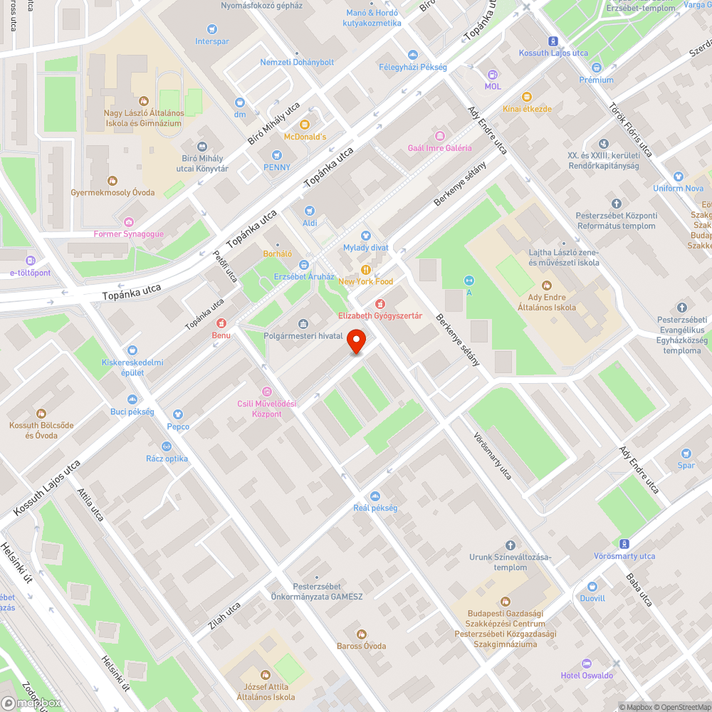 Kint felejtett tábla bejelentés helye