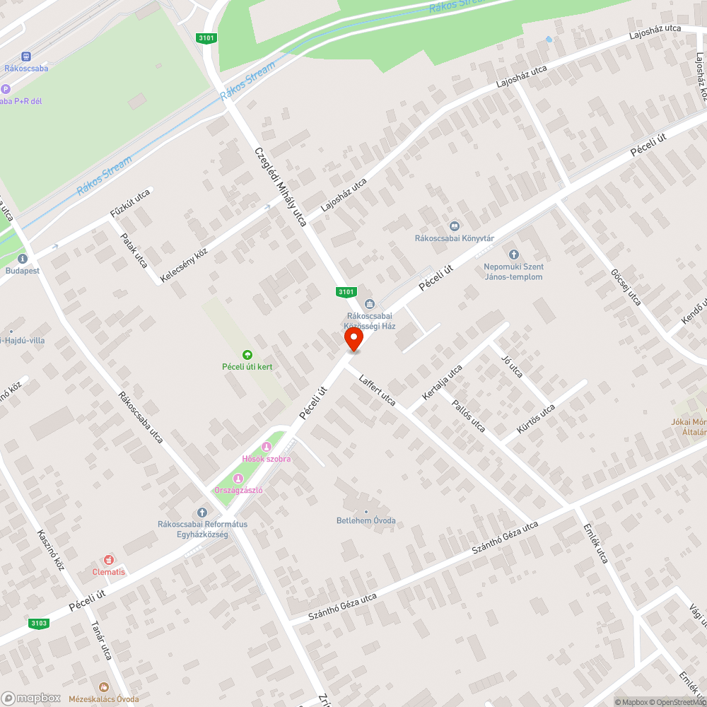 Vízelvezető árok bejelentés helye