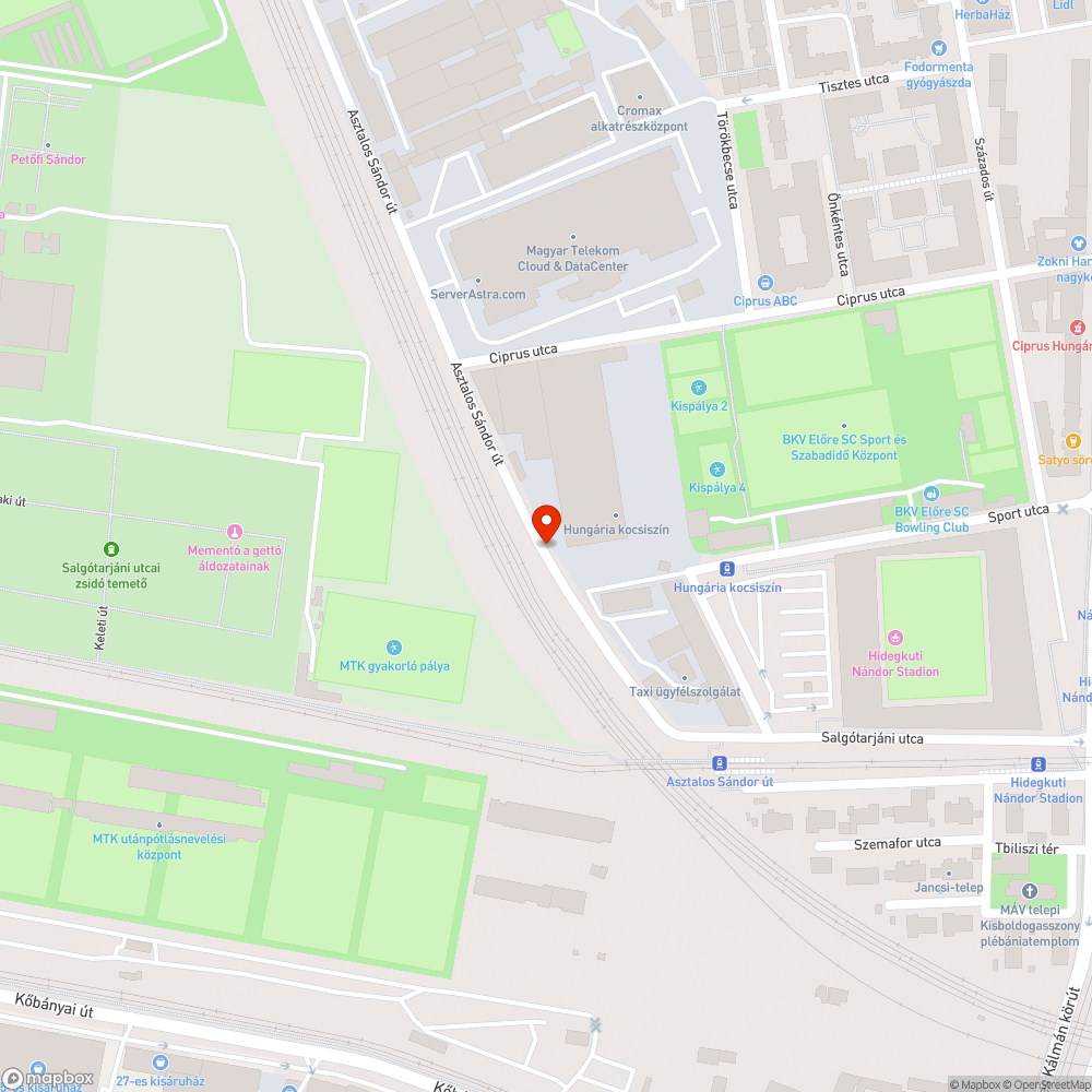 Rendszám nélküli autó bejelentés helye