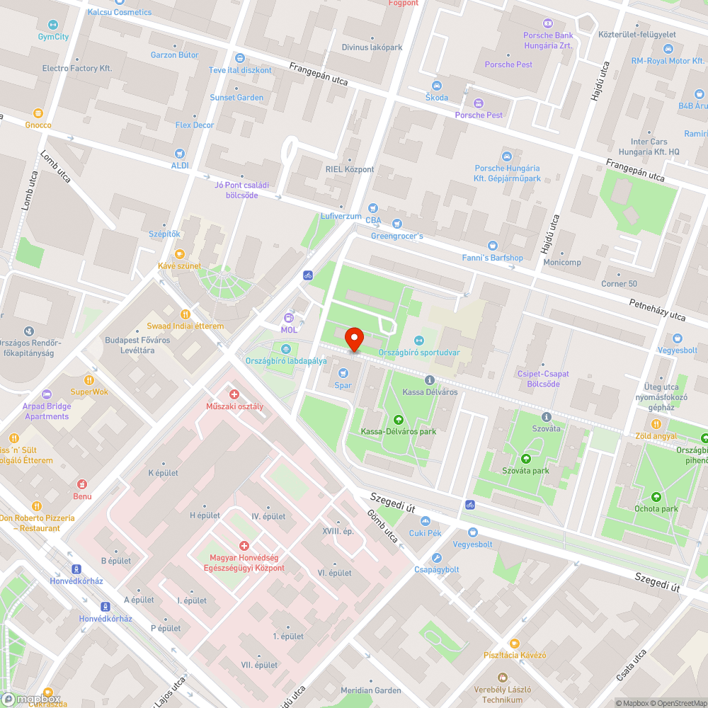 Akadálymentes feljutás bejelentés helye