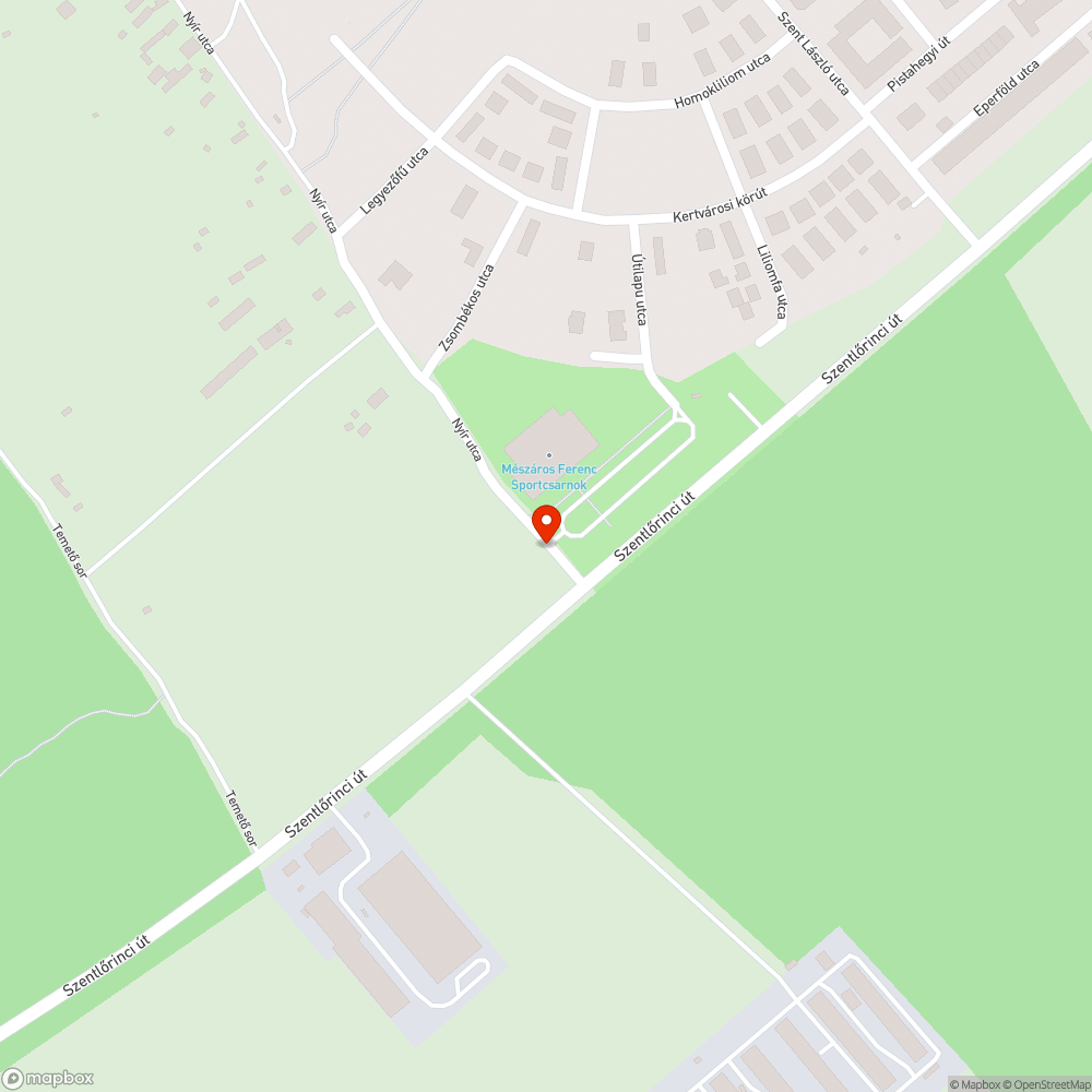 Elhagyott teherautó bejelentés helye