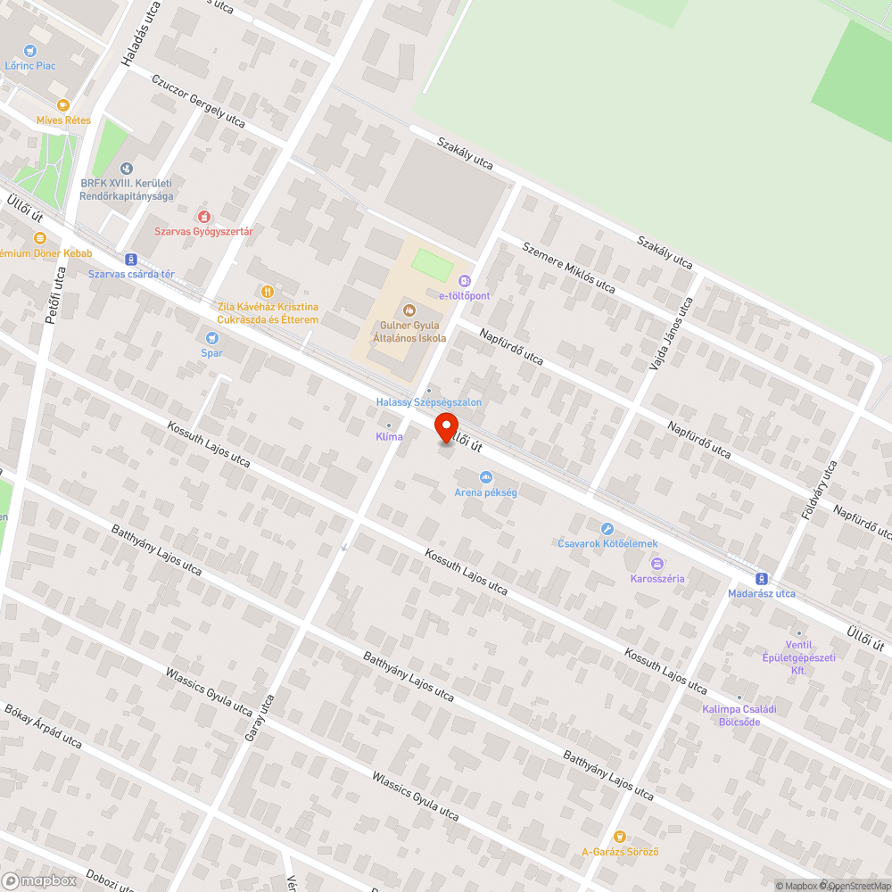 Megsüllyedt szekrény bejelentés helye