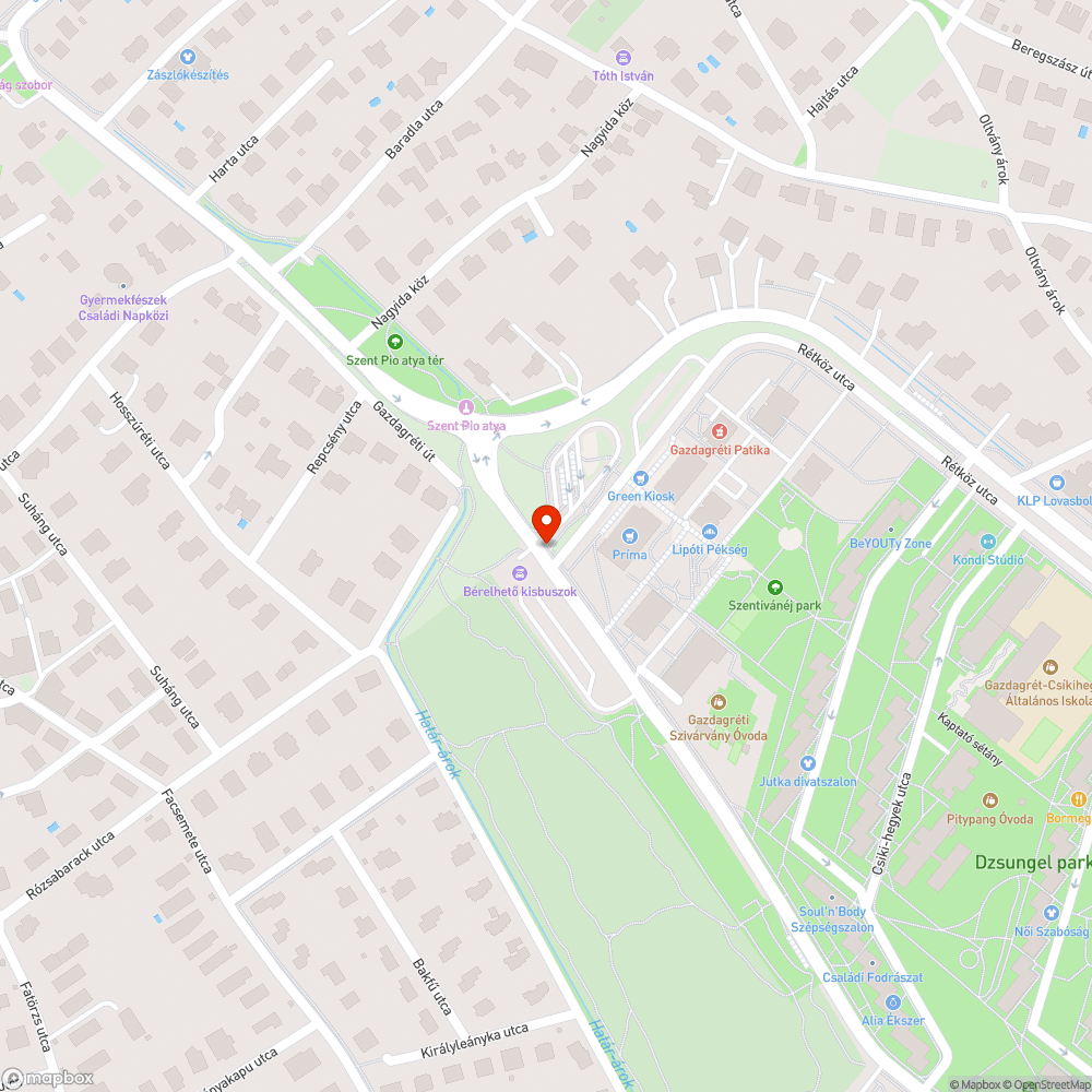 Hiányzó tábla bejelentés helye