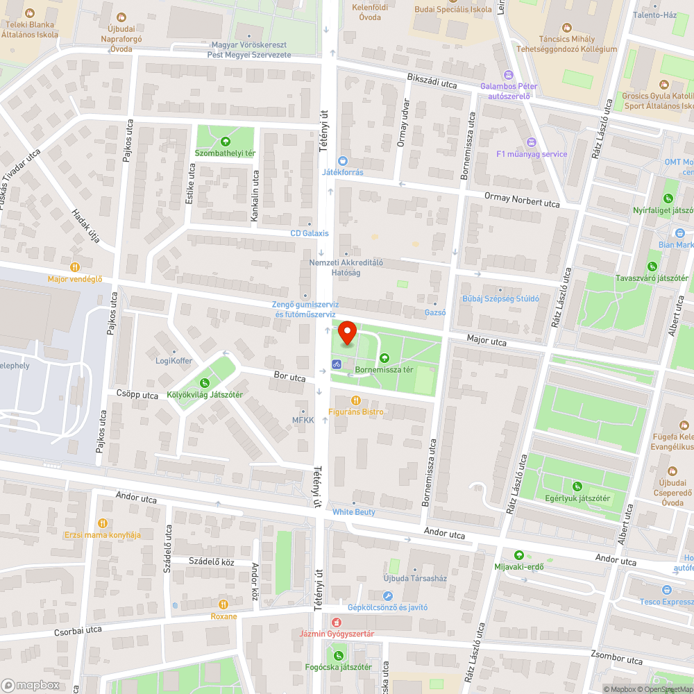 Bornemissza tér hasznosítása bejelentés helye