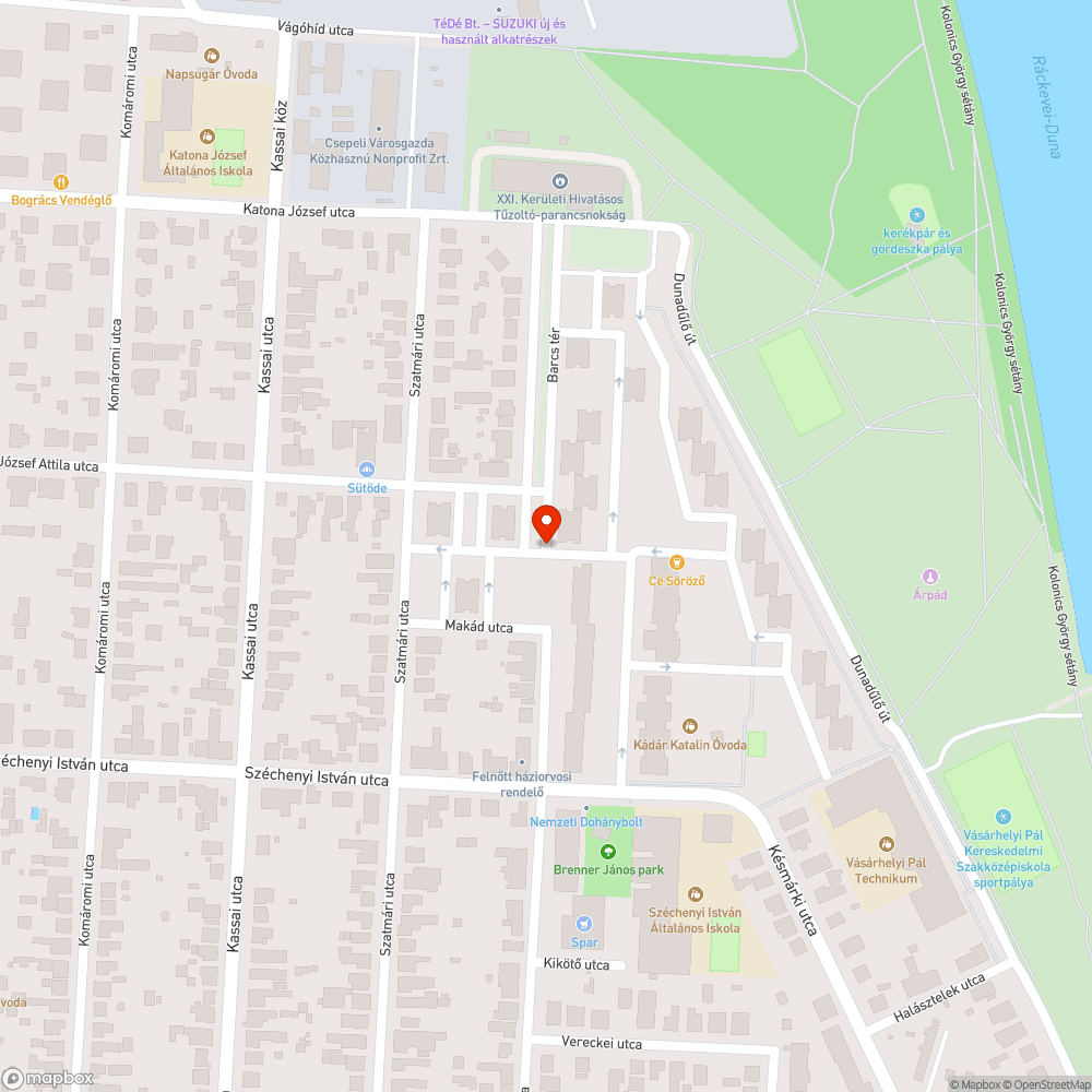 Elhagyott Fiesta bejelentés helye