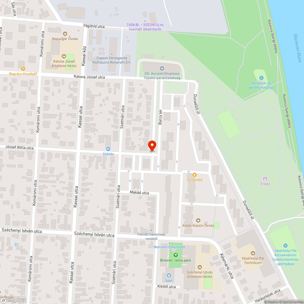 Elhagyott Avensis bejelentés helye