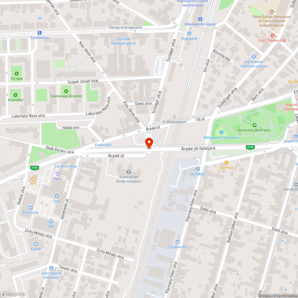 Elhagyott Opel Vectra a híd alatt bejelentés helye