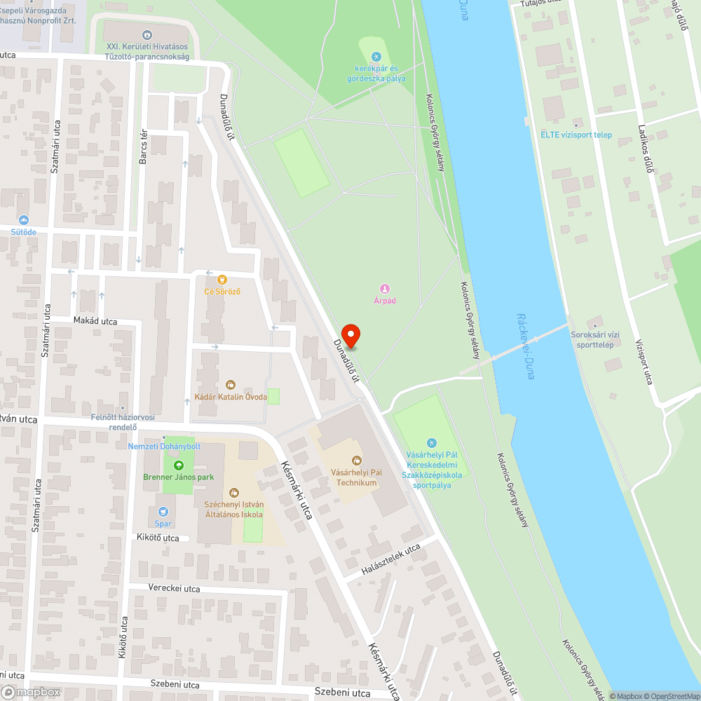 mély kátyú az úton bejelentés helye