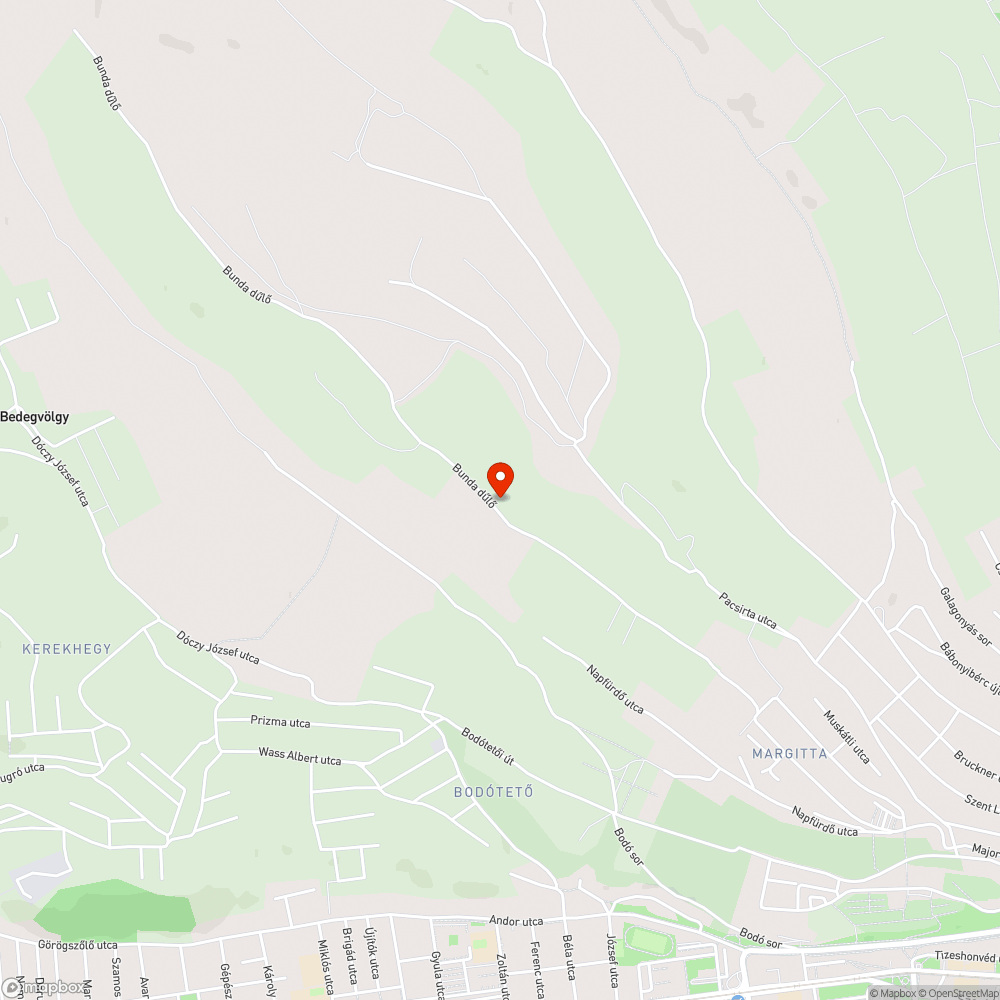 Illegális szemétlerakó bejelentés helye