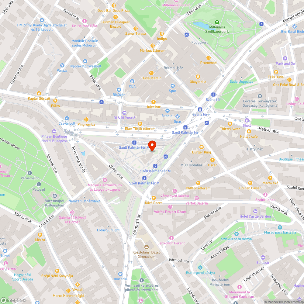 Áldozatra várva bejelentés helye