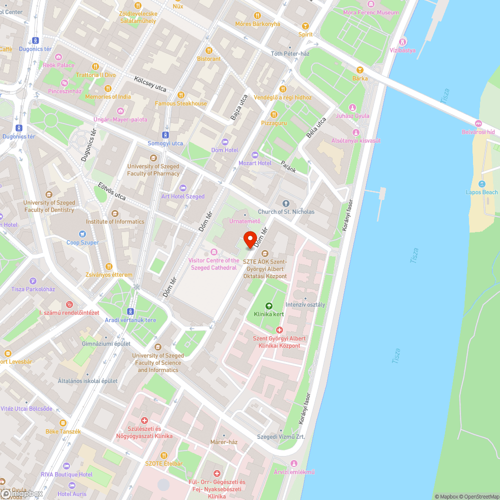 Hiányzó lámpatest és búra - Dóm tér bejelentés helye