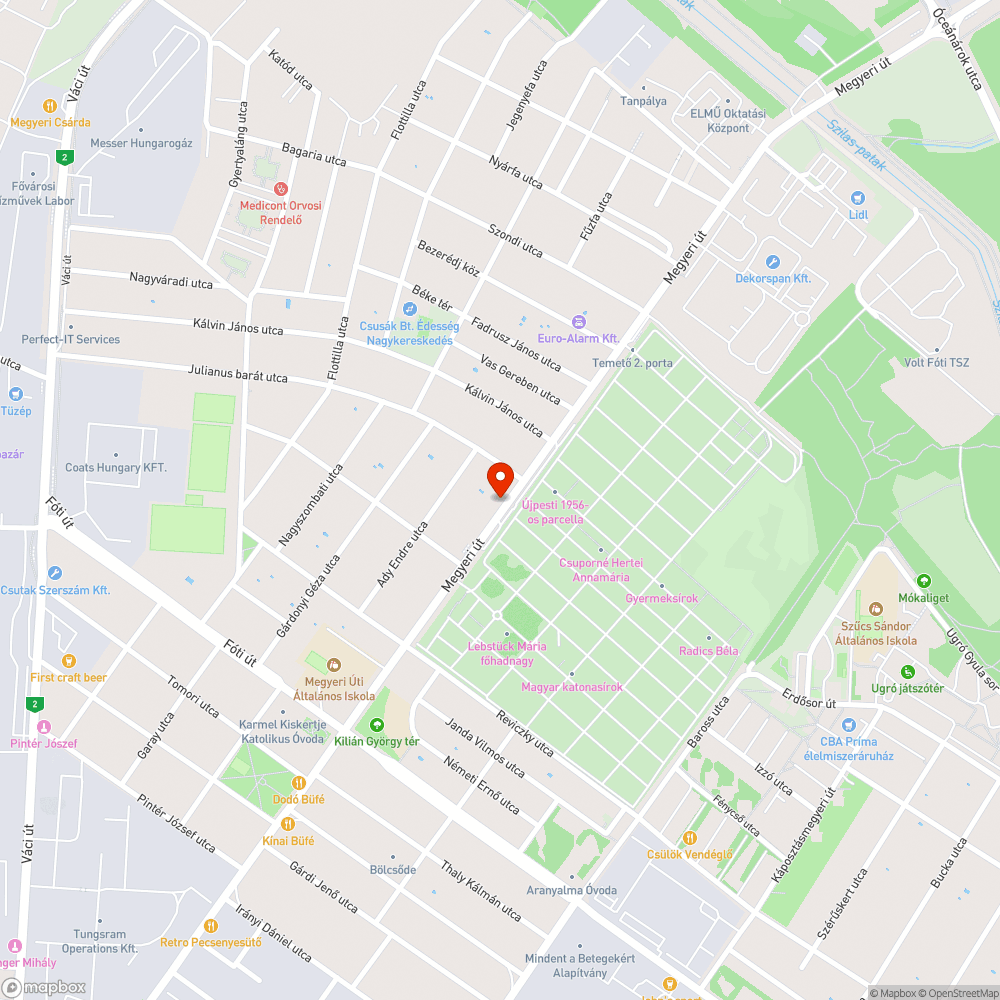 Balesetveszélyes járda bejelentés helye