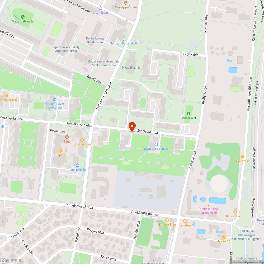 Parkolás a zöldterületen bejelentés helye