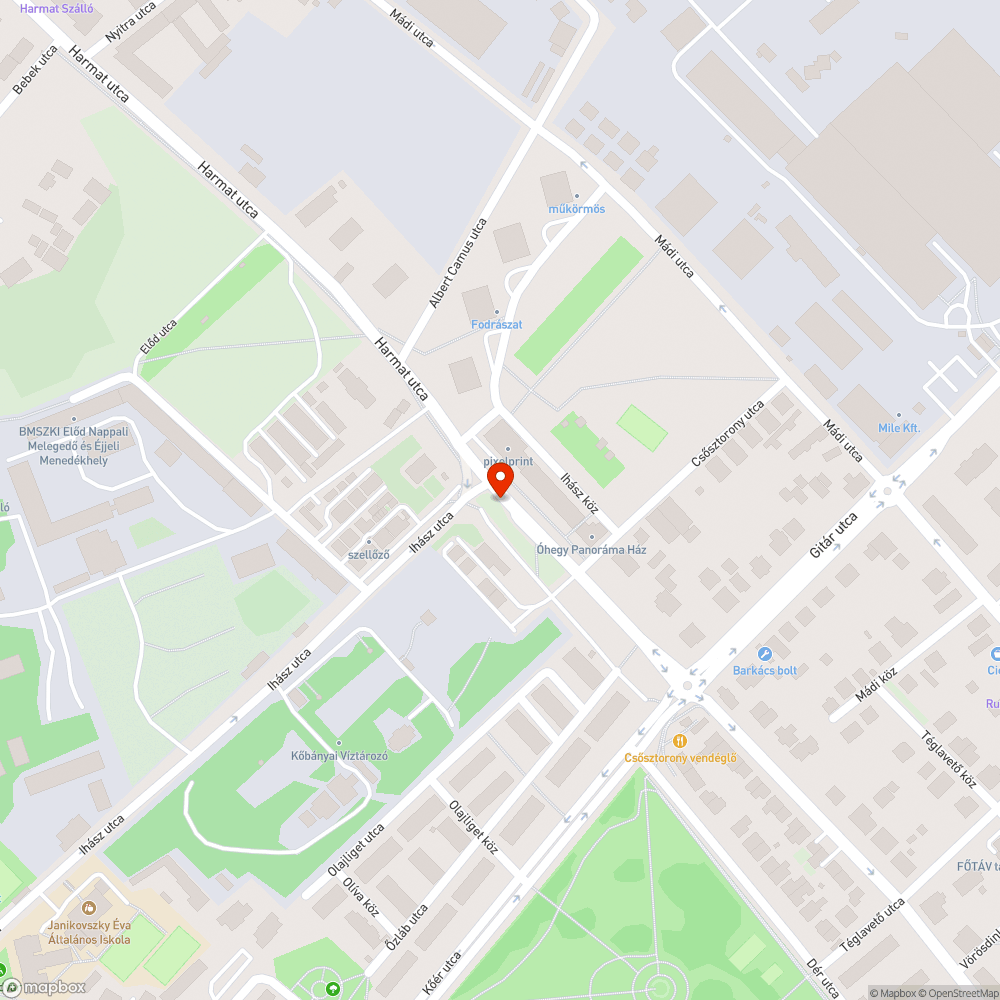 Használaton kívüli volt villanyoszlop bejelentés helye