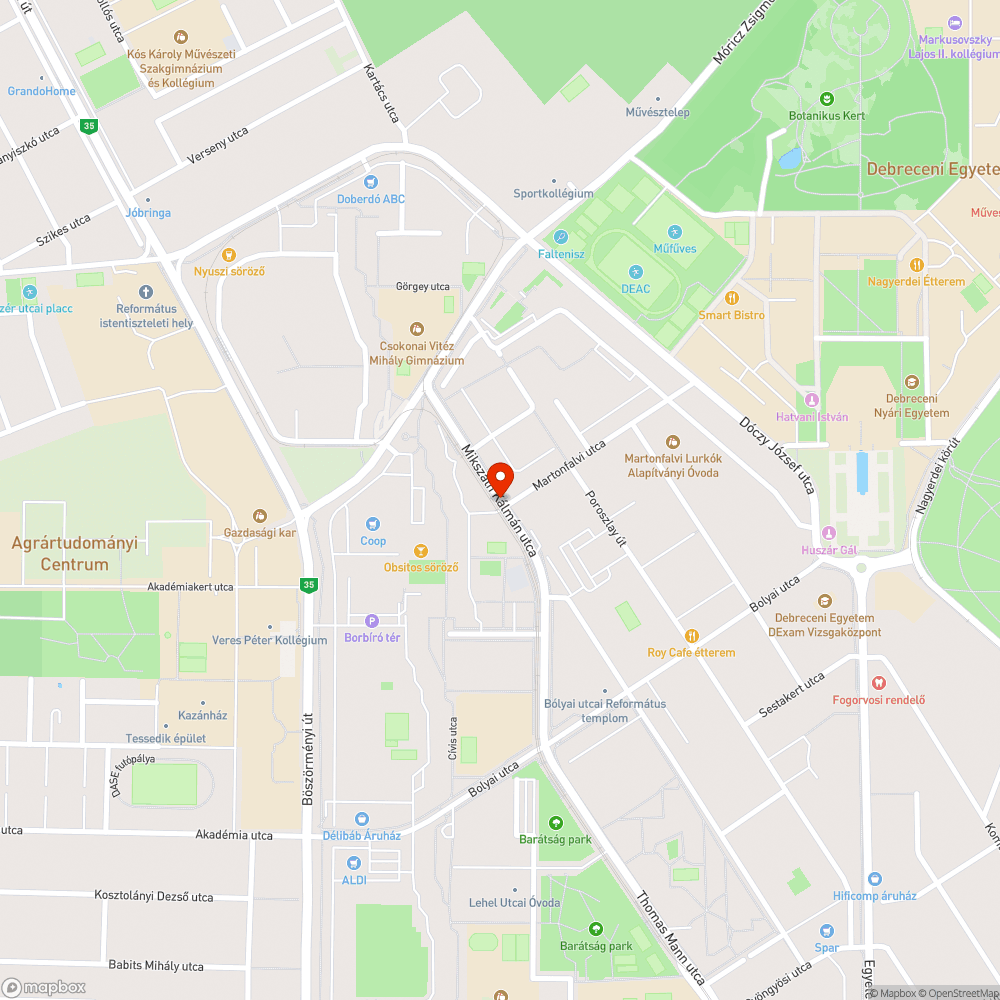 Kátyú a villamos sinek közt bejelentés helye