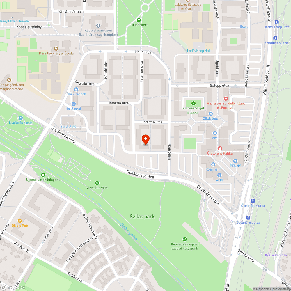 Elhagyott jármű a parkolóban bejelentés helye