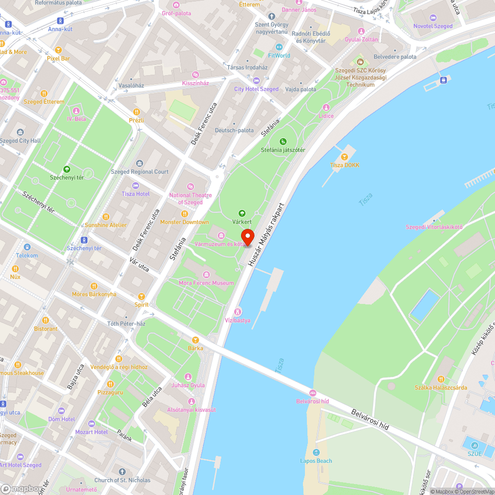 Felújítás óta nincs világítás a Rakpart felén. bejelentés helye