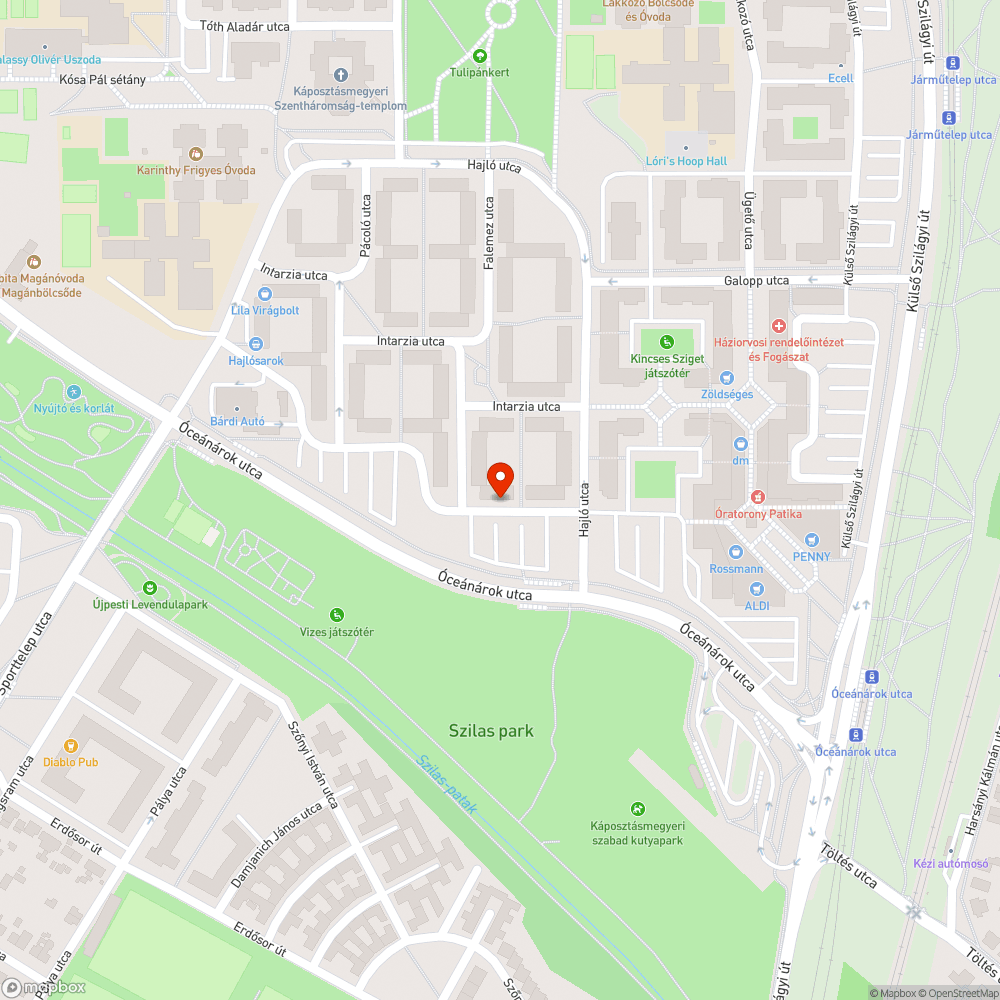 Elhagyott jármű bejelentés helye