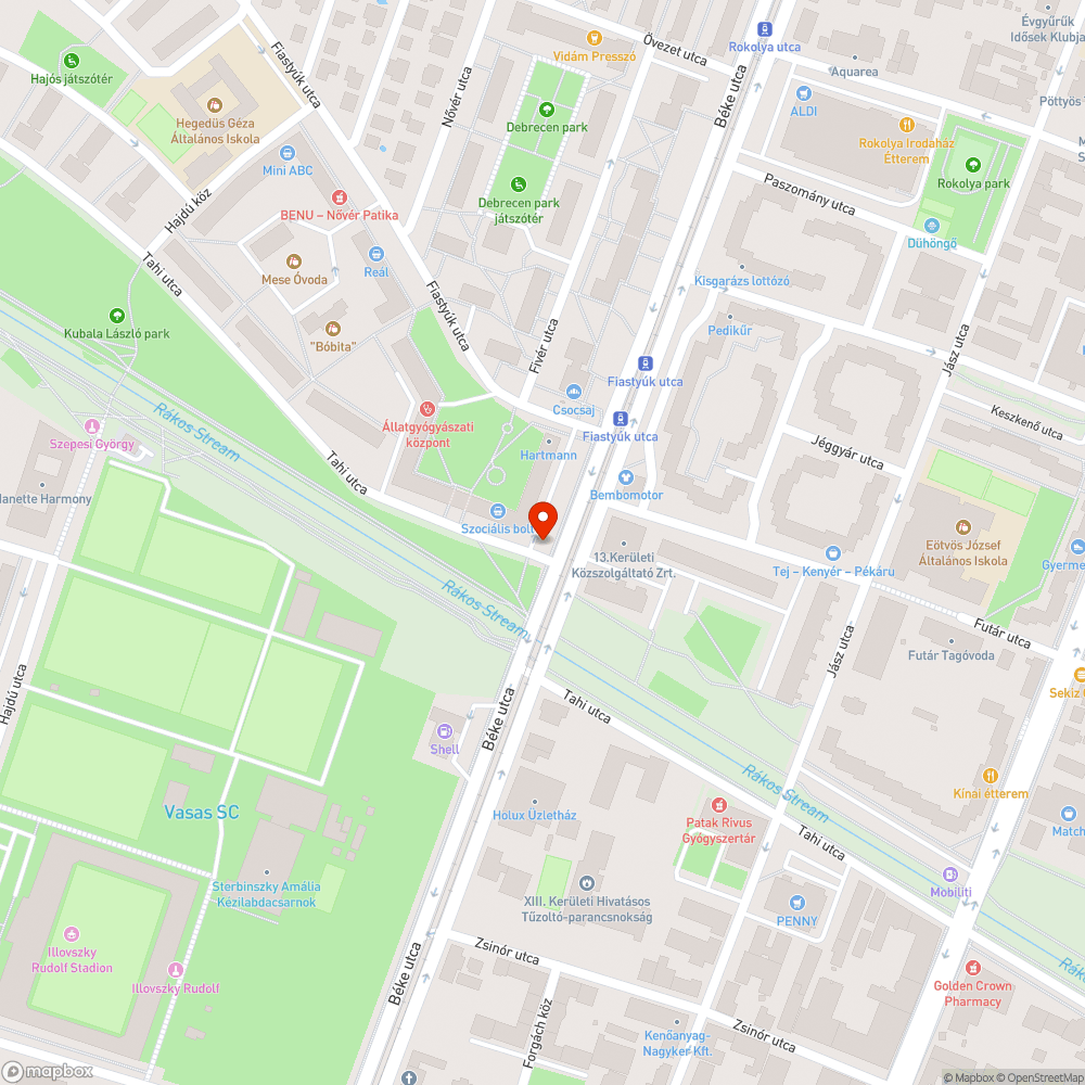 Lyuk a járda mellett bejelentés helye