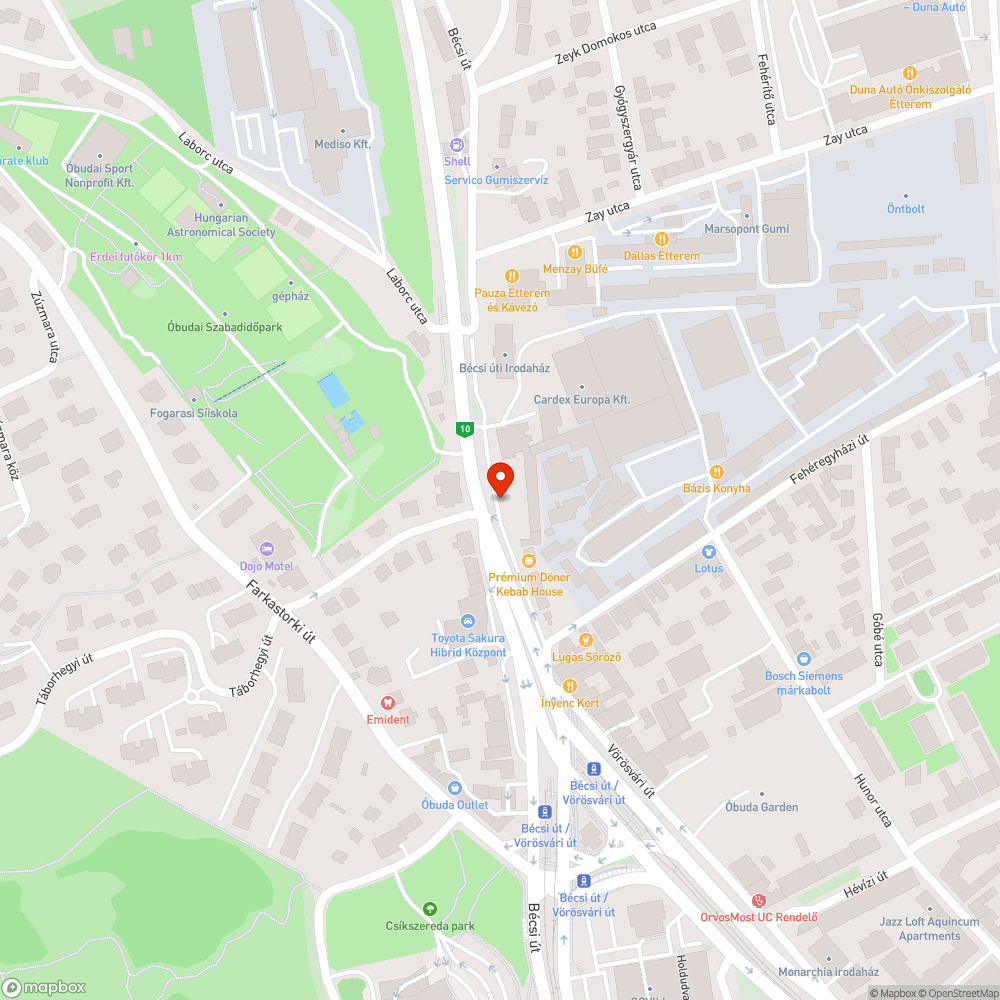 Elhagyott Fiat bejelentés helye