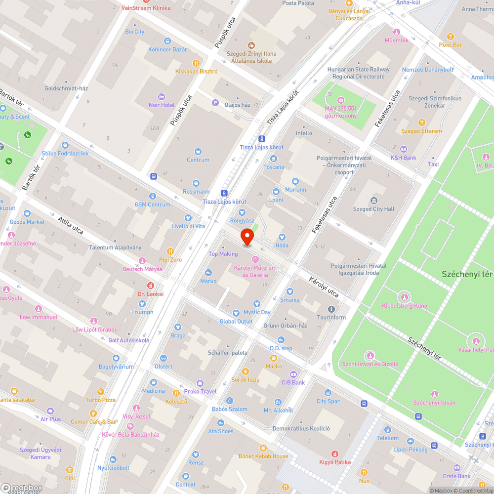 Hiányzó szervizajtó bejelentés helye