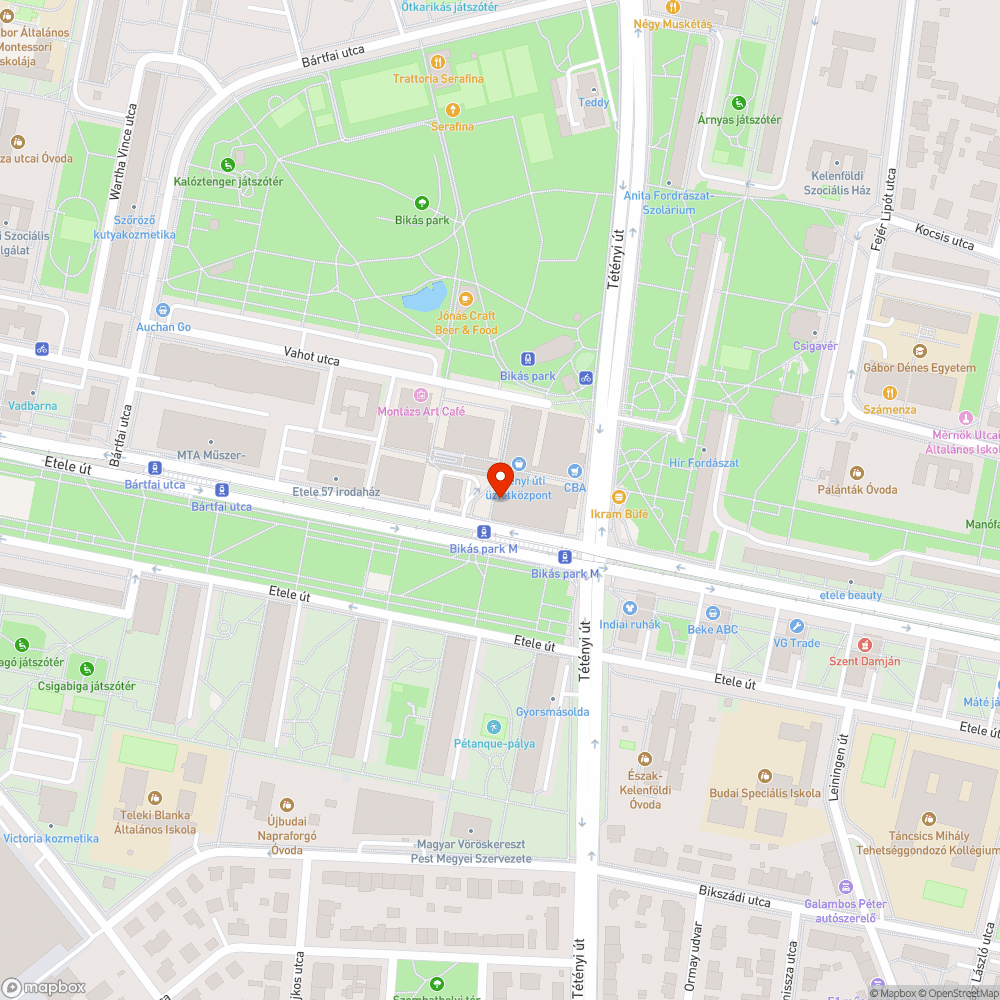 Kiégett izzó bejelentés helye