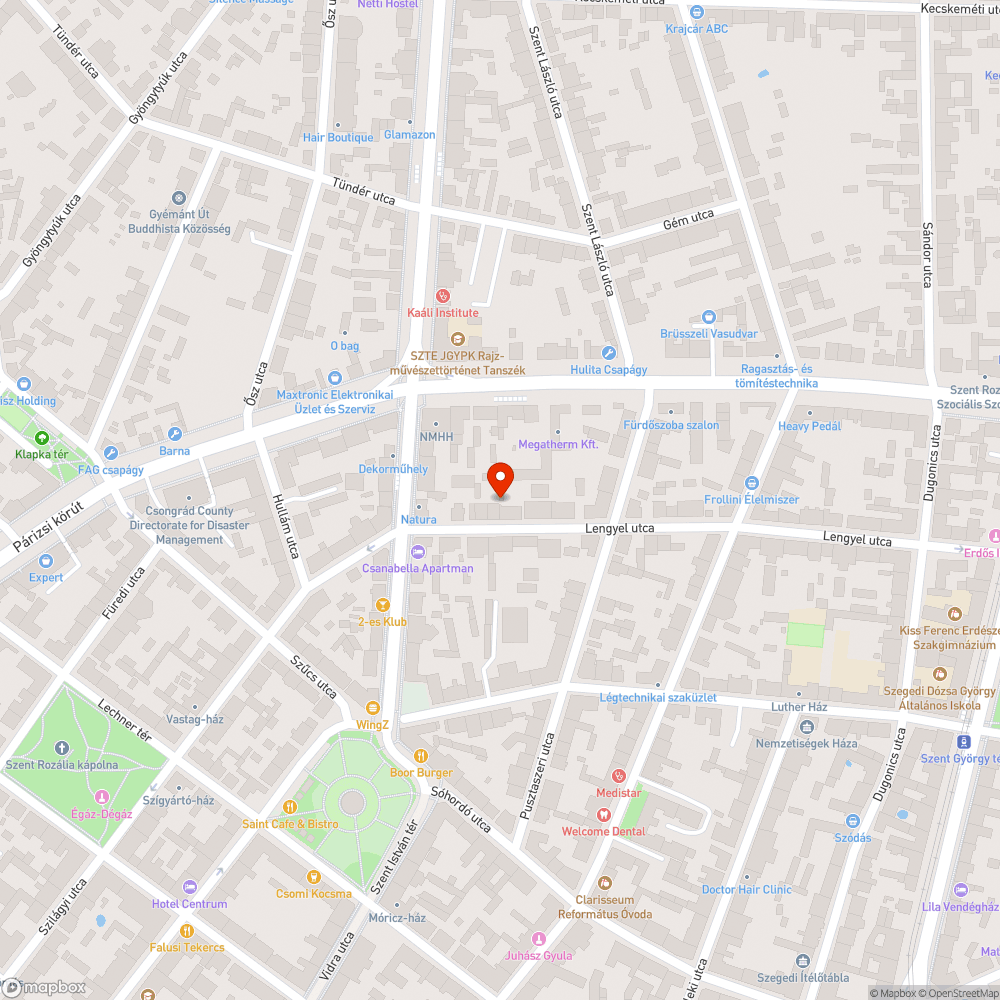 Eldugult víznyelő - Lengyel u. 27. bejelentés helye