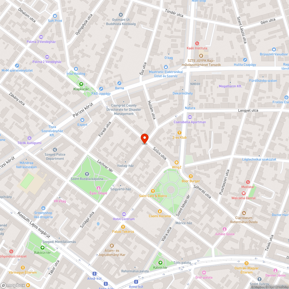 Téglák a zöldövezetben - Bercsényi utca 8. bejelentés helye