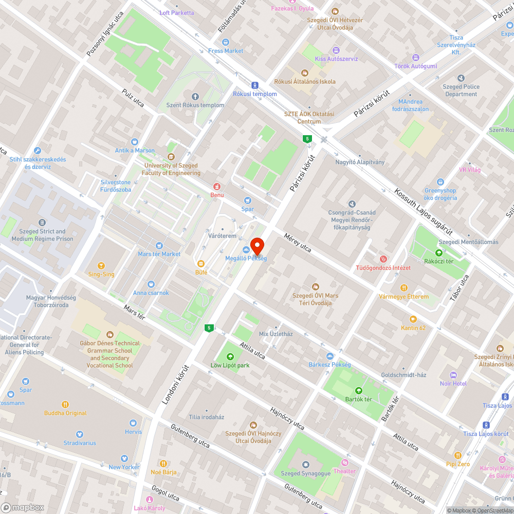 Járdahiba - Mars tér bejelentés helye