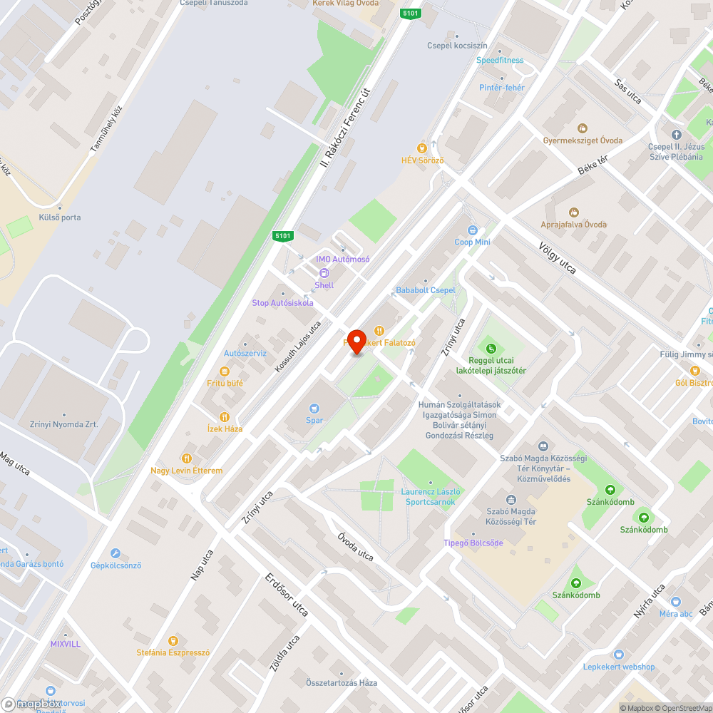 Spar parkolóban megsüppedt térkő bejelentés helye