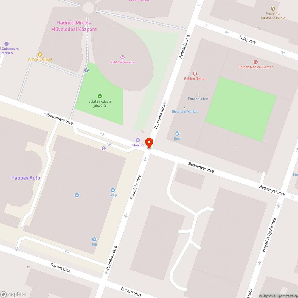 kátyú forgalmas kereszteződésben bejelentés helye