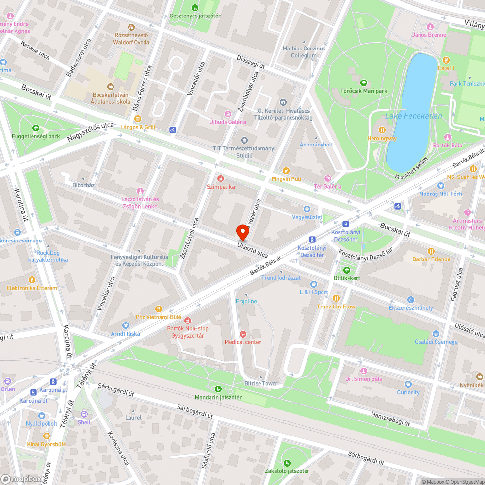 Kisebb vízgyűjtő Tas vezér Ulászló sarkán bejelentés helye