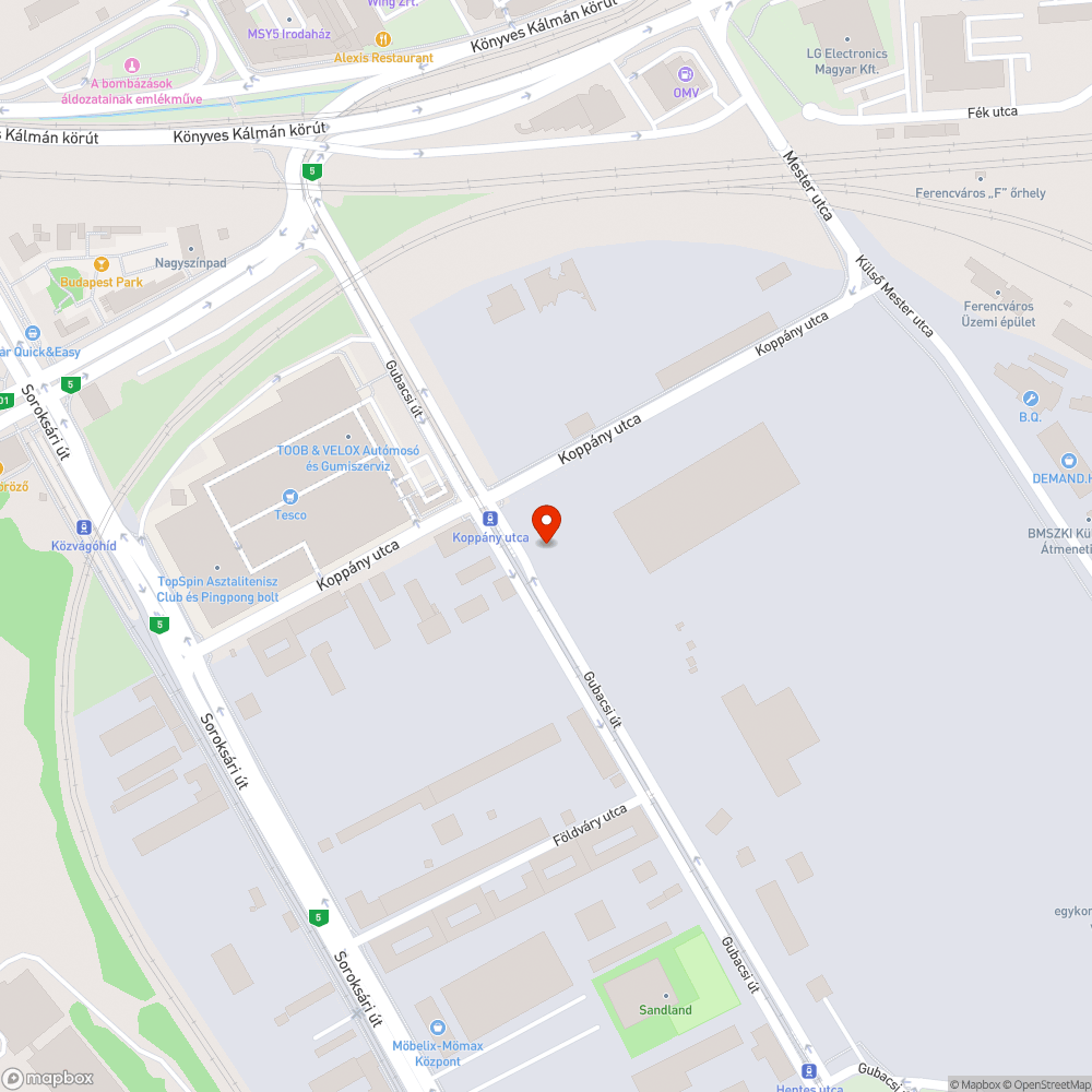 Óriási kupac szemét bejelentés helye