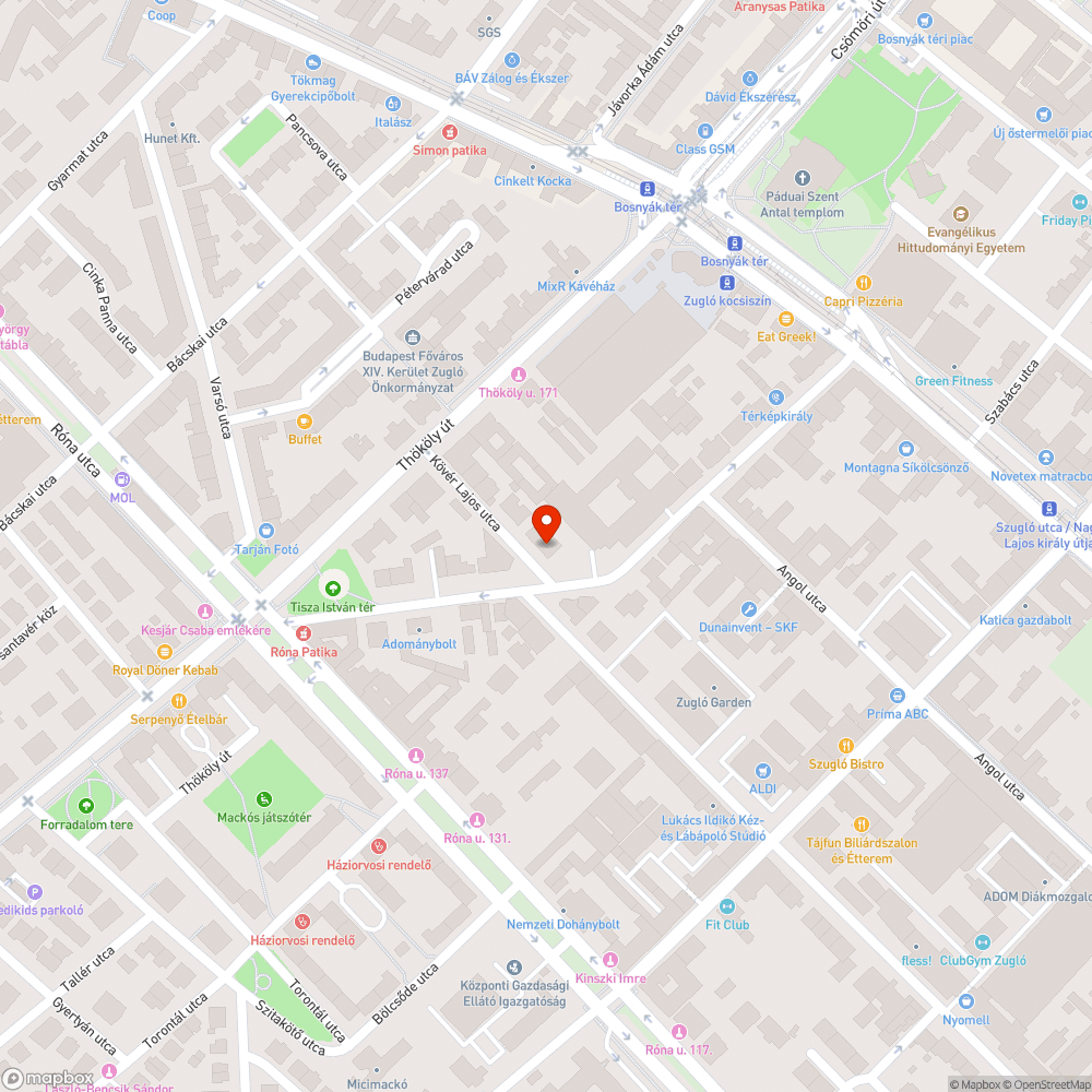 Állandó szemét a Bosnyák/Kövér Lajos sarkon bejelentés helye