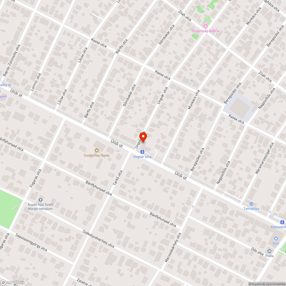 Botlásveszély bejelentés helye