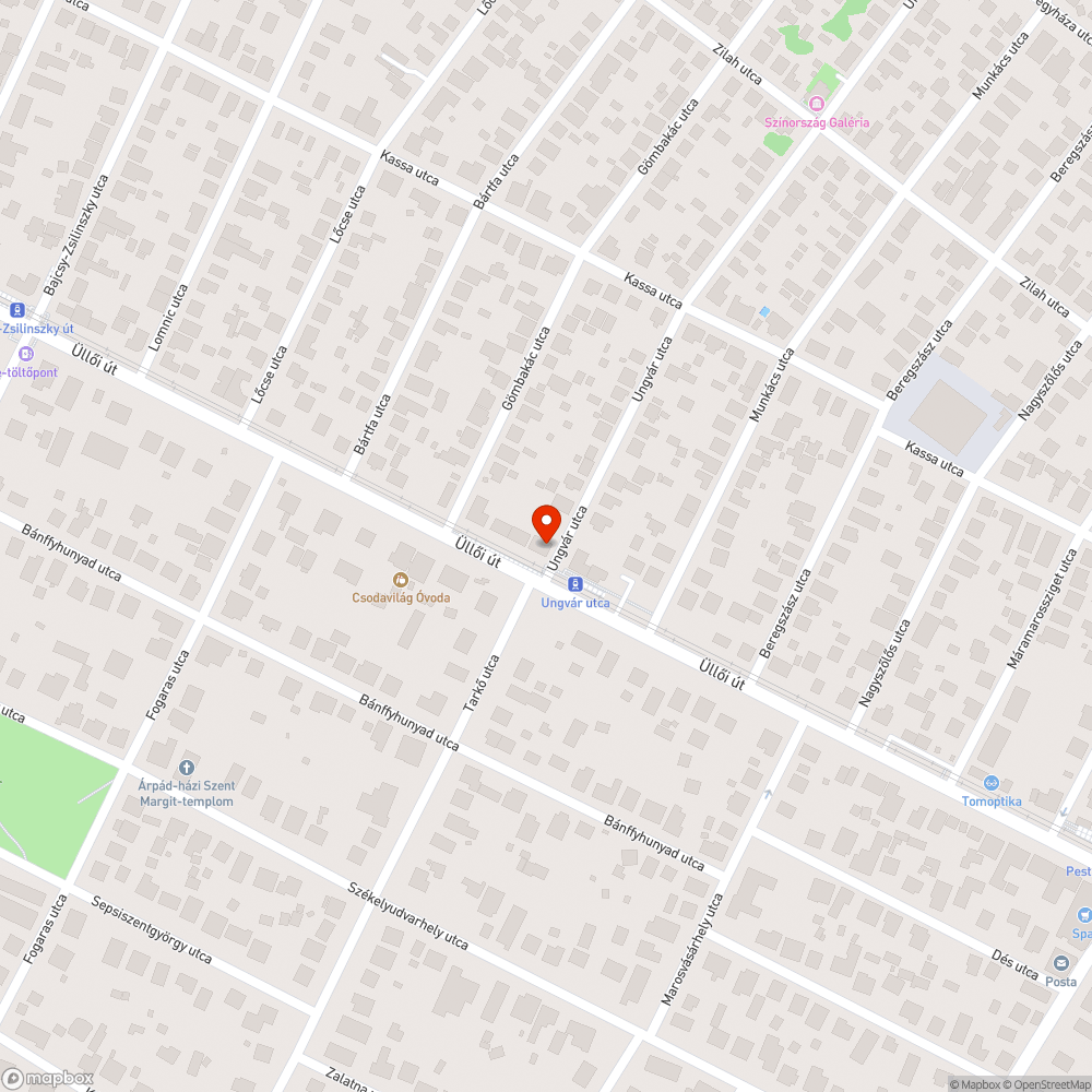 Megsüllyedt fedél bejelentés helye