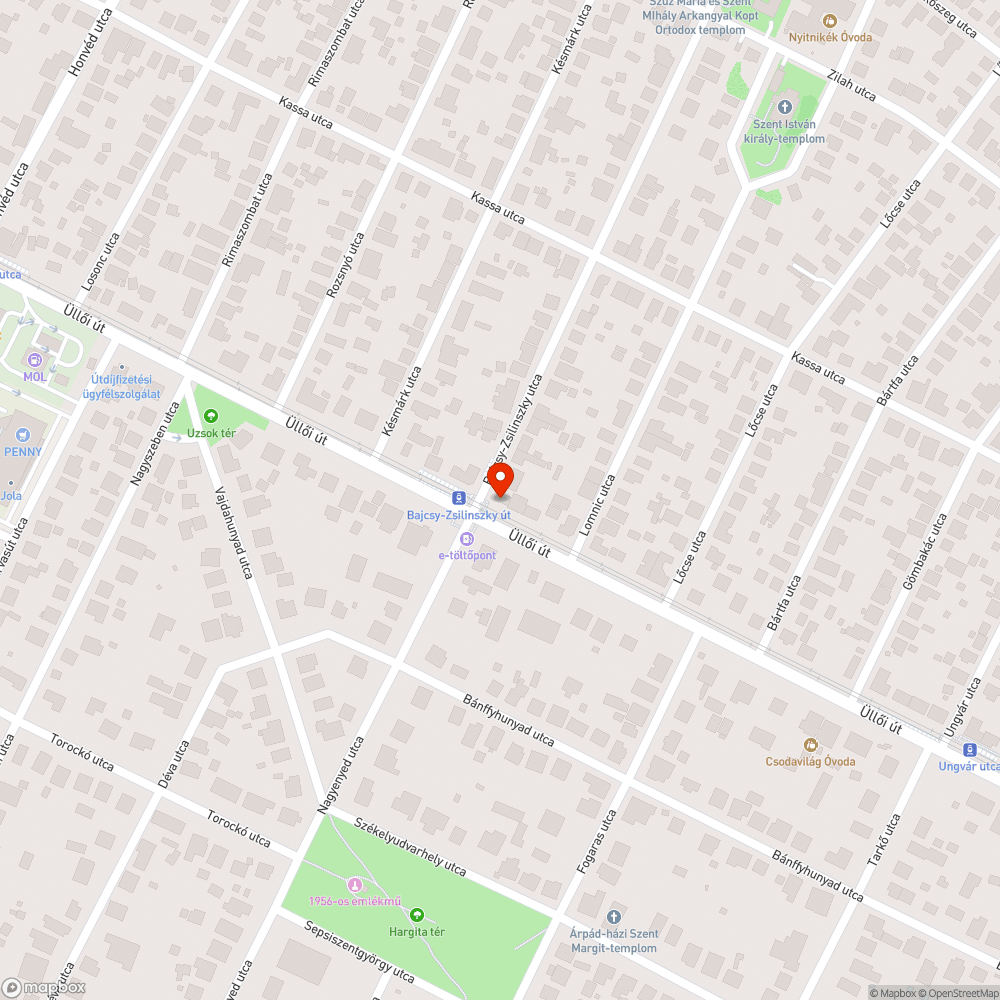 Hiányzó taktilis kövek bejelentés helye