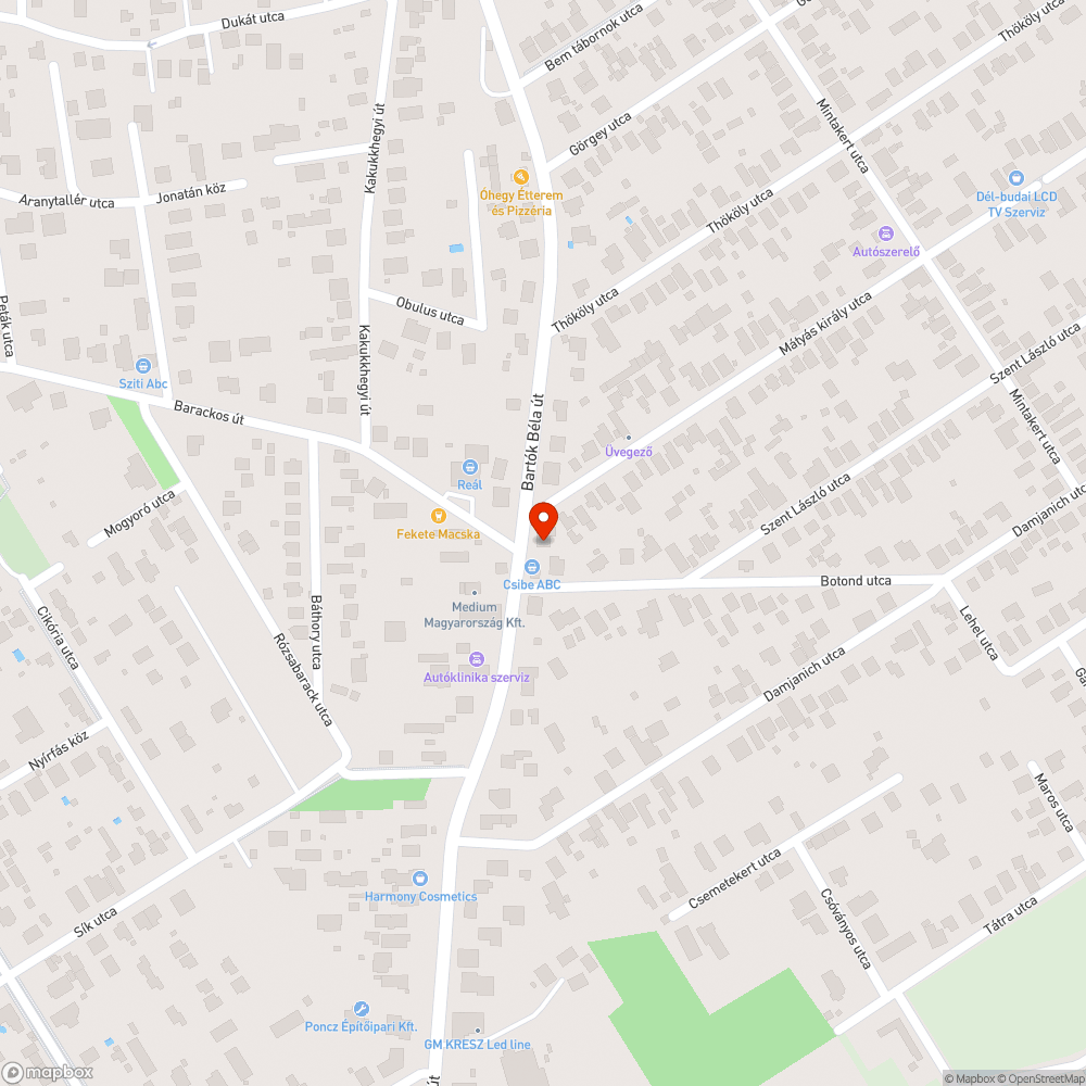 Megsüllyedt fedél bejelentés helye