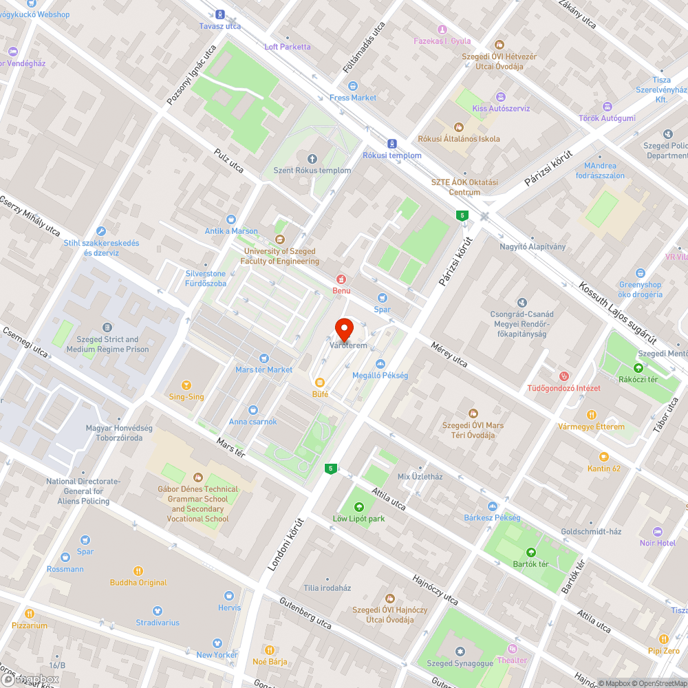 Graffitis üléstámla bejelentés helye