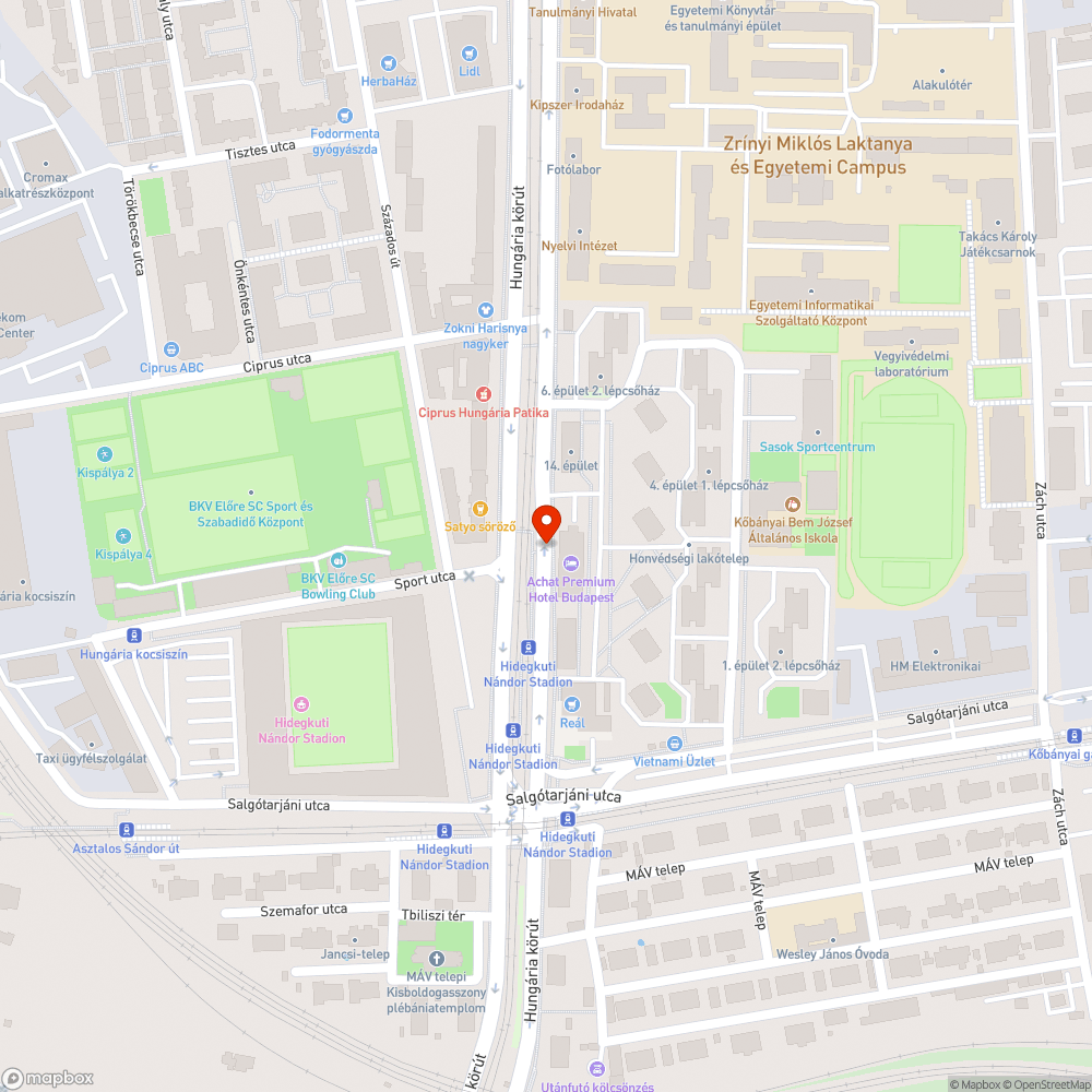 Meghibásodott LED lámpatest bejelentés helye