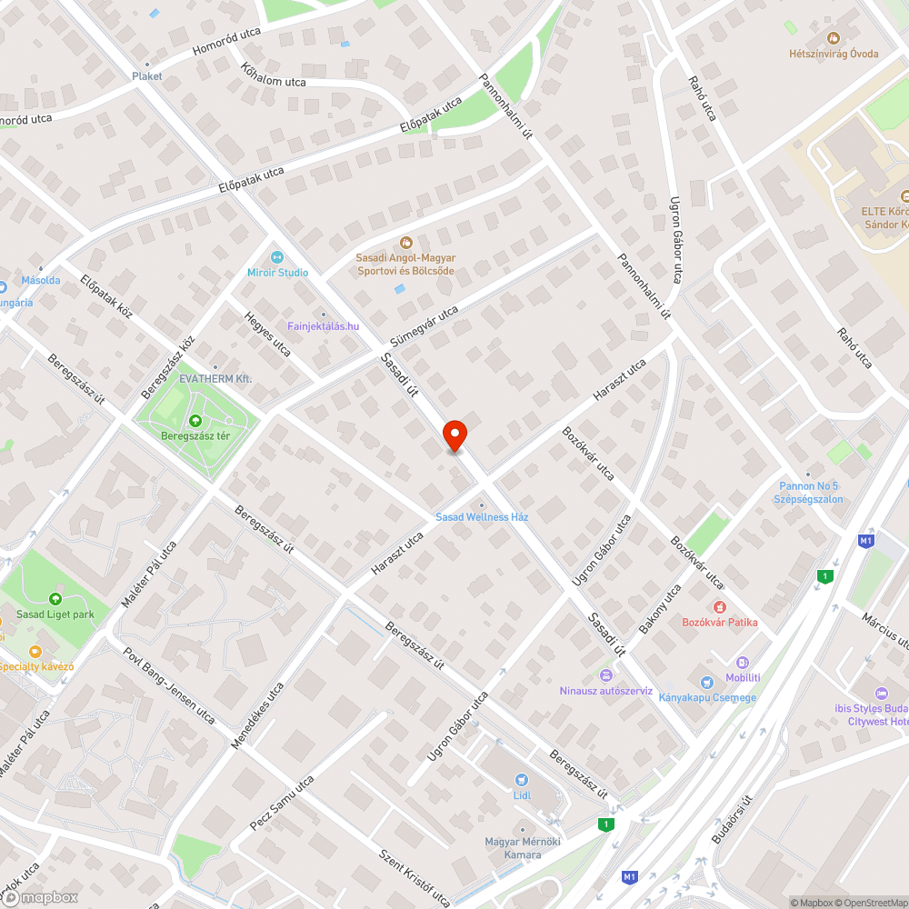 Sümegvár utca buszmegálló összetört, besüppedt járda bejelentés helye