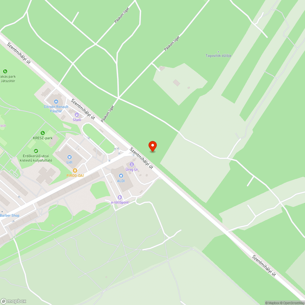 Szetmihályi út jelölt szakasza kifejezetten kátyúkban gazdag lett. bejelentés helye