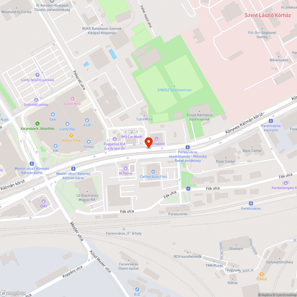 Fűtés bejelentés helye