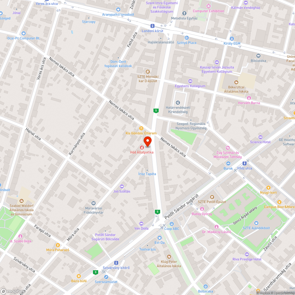 Hiányzó szemetes bejelentés helye