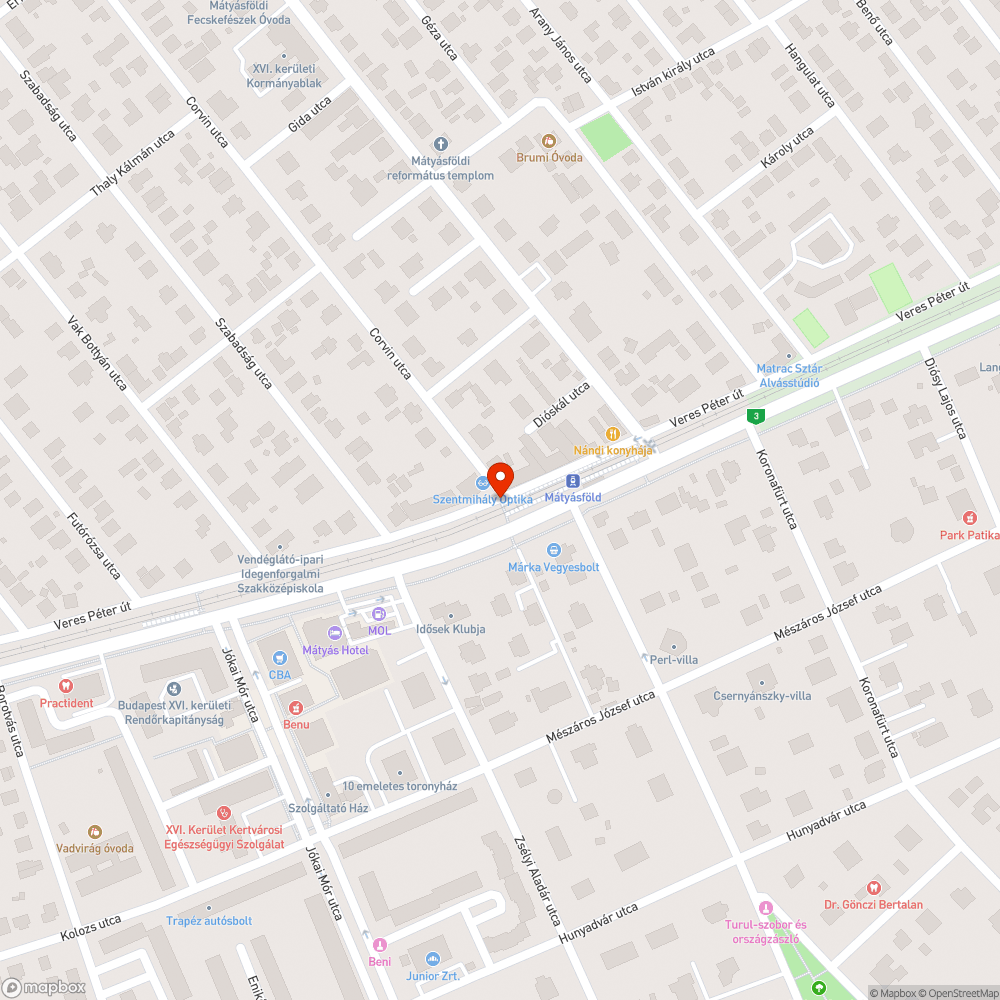 domború tükör kihelyezése bejelentés helye